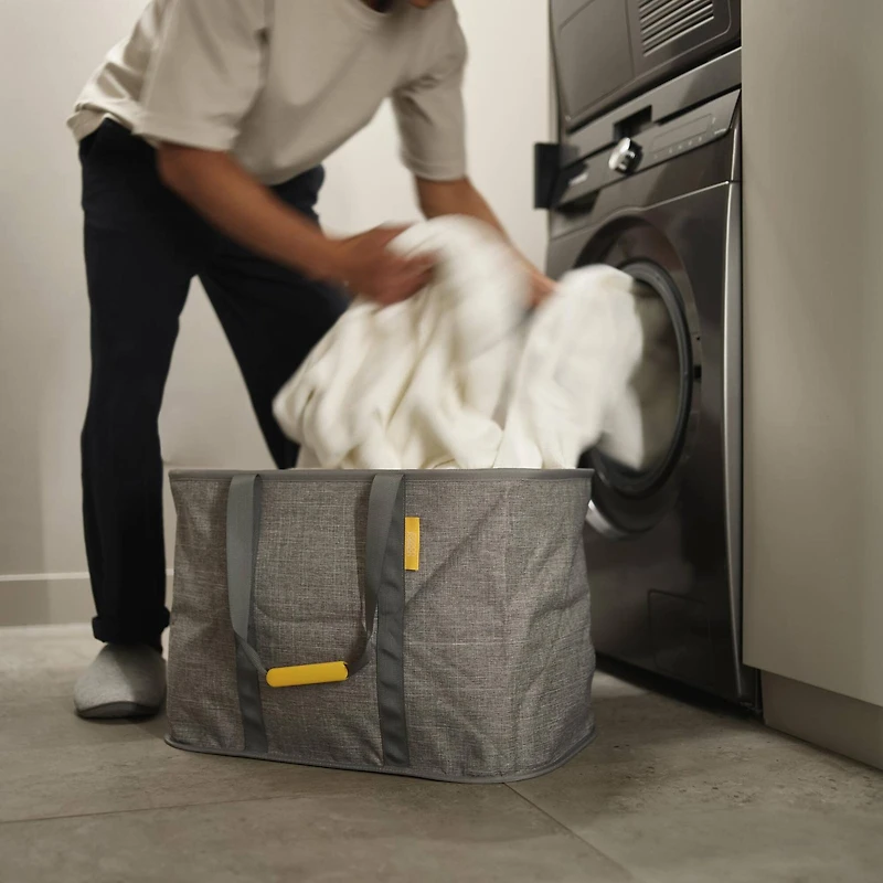 Joseph Joseph Hold-All Max Large Collapsible 55L Laundry Basket  Grey