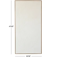 White Art Deco Line Art Framed Wall Art