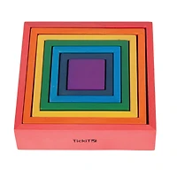 TickiT® Wooden Rainbow Architect Squares