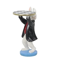 11.25" Rabbit with Plate Tabletop Décor by Ashland®