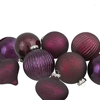 12ct. Jewel Tone Glass Onion & Ball Ornaments