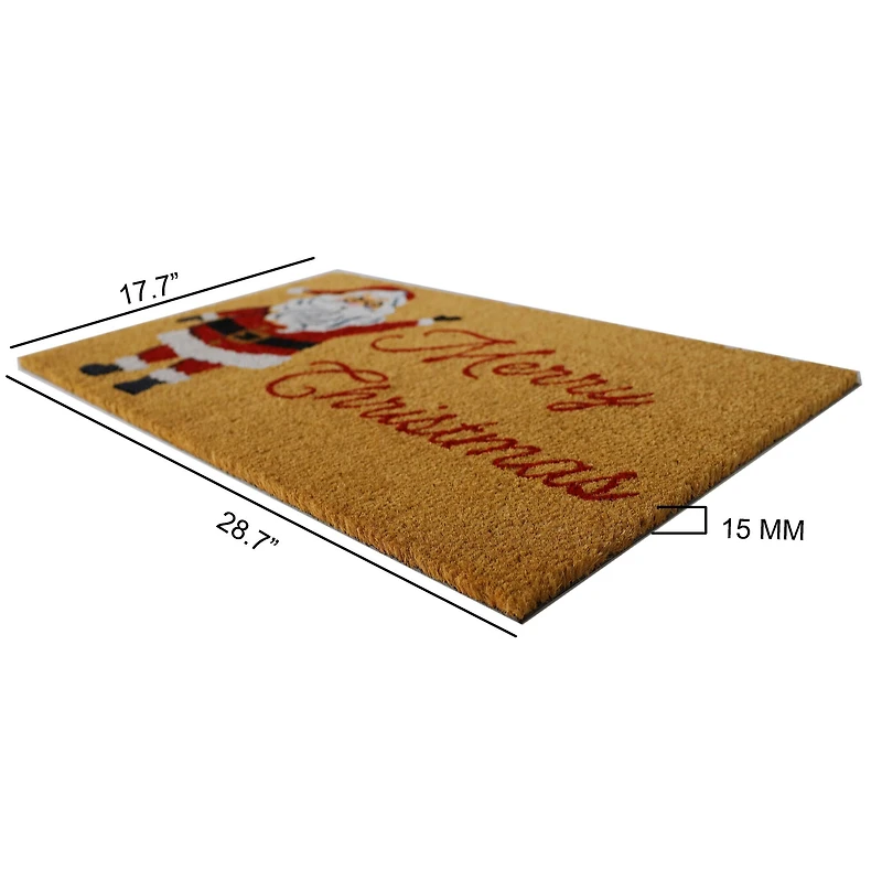 Santa with Merry Christmas Doormat by Ashland®