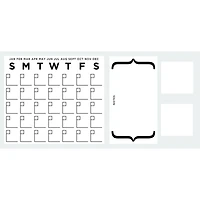 RoomMates Dry Erase Calendar Peel & Stick Giant Decal Set