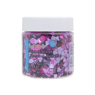 Pink & Purple Heart Shaped Glitter by Creatology™