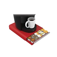 Mind Reader Red Single Serve Coffee Pod Drawer and Holder