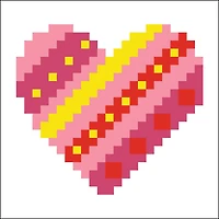 Diamond Dotz® Patchwork Heart Diamond Painting Kit