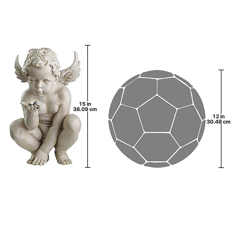 Design Toscano 15" Life's Mysteries Cherub Statue