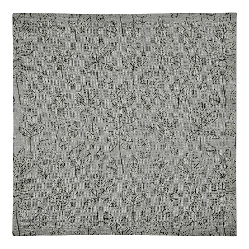 Green Leaf Pattern Cotton Twill Napkin