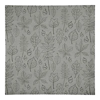Green Leaf Pattern Cotton Twill Napkin