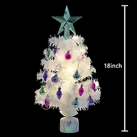18" White Tinsel Tree Kit by Ashland®