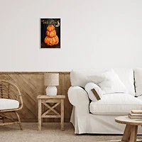 Stupell Industries Trick Or Treat Halloween Jack-o-Lantern Wall Plaque Art