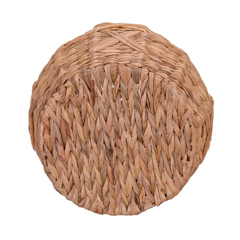 Household Essentials 16" X-Weave Round Wicker Floor Basket