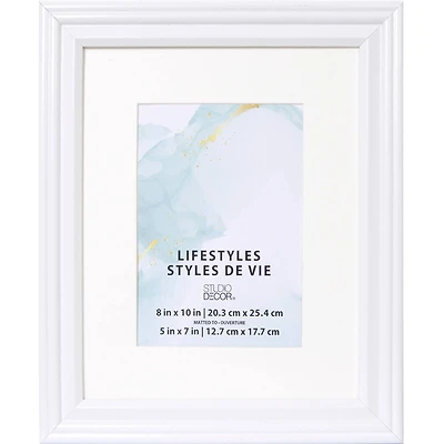12 Pack: White 5" x 7" Frame with Mat, Lifestyles™ by Studio Décor®