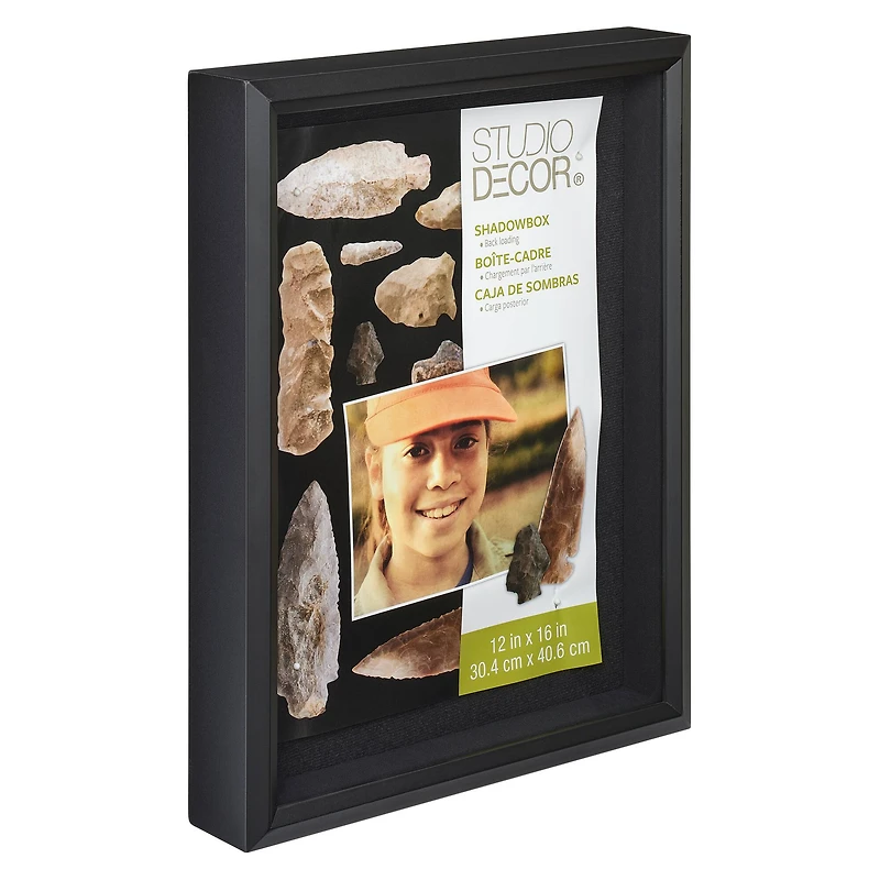 6 Pack: Black Shadow Box by Studio Décor