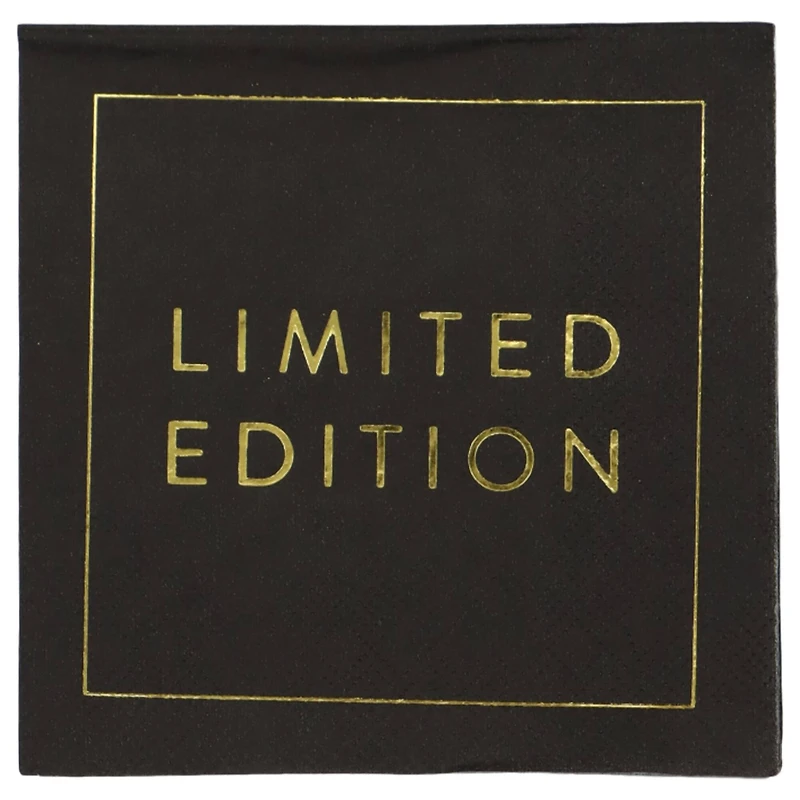 Black & Gold Limited Edition Beverage Napkins, 20ct. by Celebrate It™