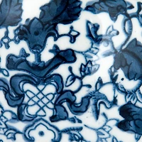 Hello Honey® 6.5'' Blue & White Ceramic Ginger Jar with Lid