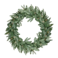 24" Pre-Lit Washington Frasier Fir Artificial Christmas Wreath