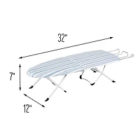 Honey Can Do Foldable Tabletop Ironing Board with Iron Rest