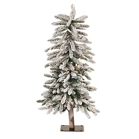 3ft. Unlit Flocked Alpine Artificial Christmas Tree