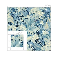 Tommy Bahama Umbrella Palm Peel & Stick Wallpaper