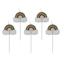 Rainbow Candles by Celebrate It™, 5ct.