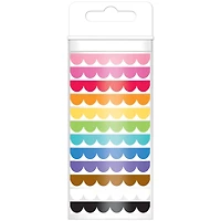 Doodlebug Design Inc.™ Monochromatic Scalloped Washi Tape Set