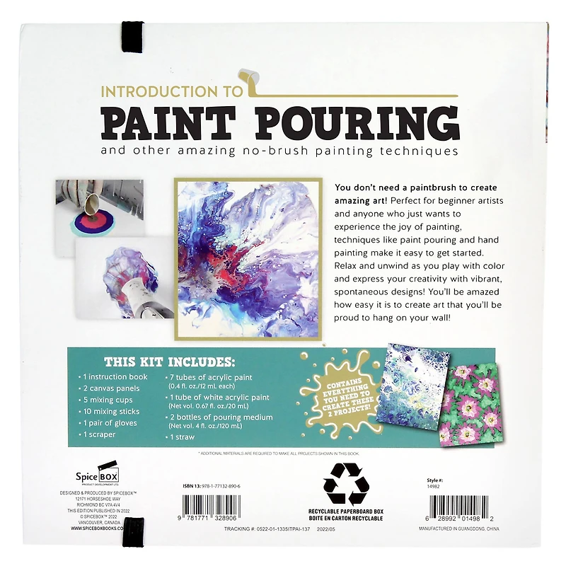 SpiceBox Introduction to Paint Pouring Kit