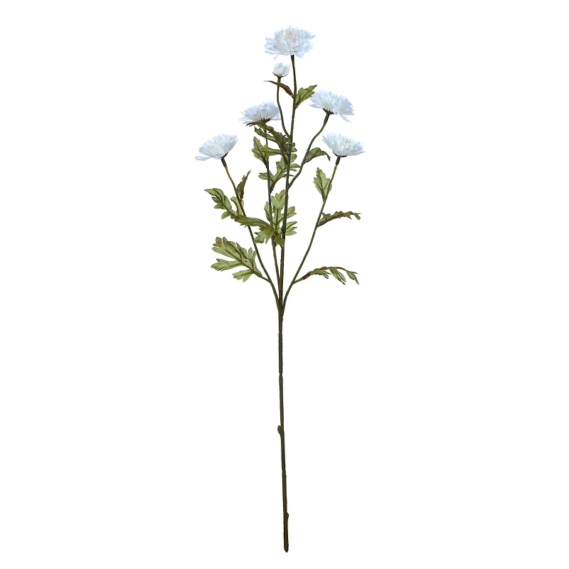27" White Mini Mum Stem by Ashland®