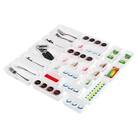 Mind Reader 25-Piece Drawer Organizer Set, Storage Trays