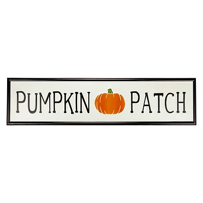 31.5" Metal Pumpkin Patch Fall Harvest Sign