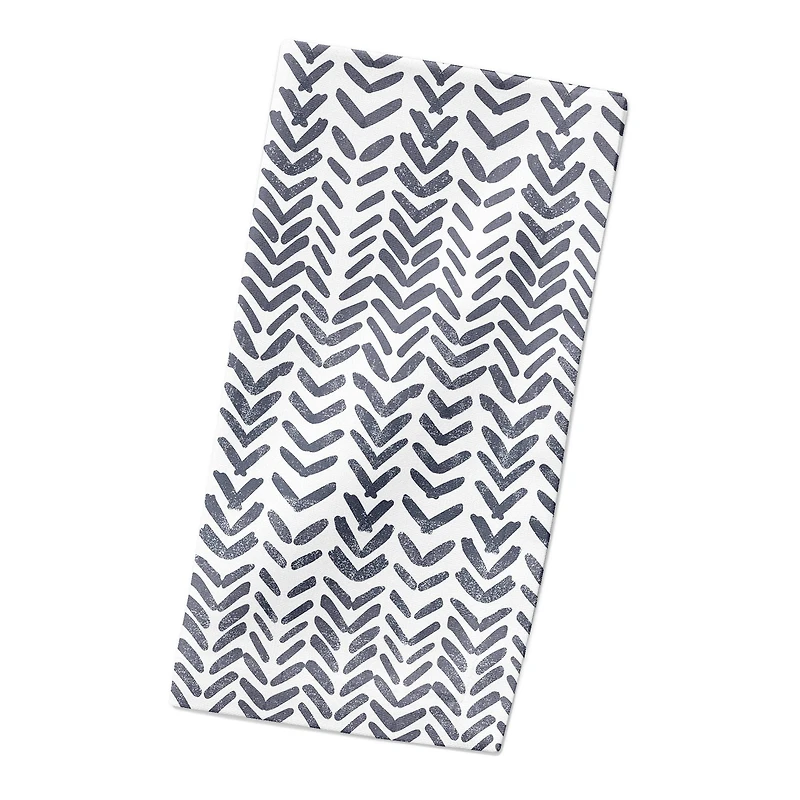 Herringbone Pattern 10" x 10" Poly Twill Napkin