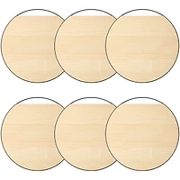6 Pack: 16" Round Plaque with Metal Frame by Make Market®