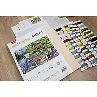 Luca-S Cabin By The Lake Counted Cross-Stitch Kit