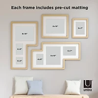 Umbra Natural Mingle Gallery Picture Frame Set