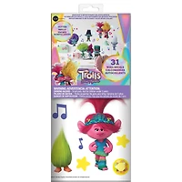 RoomMates Trolls 3 Band Together with Glitter Wall Decals