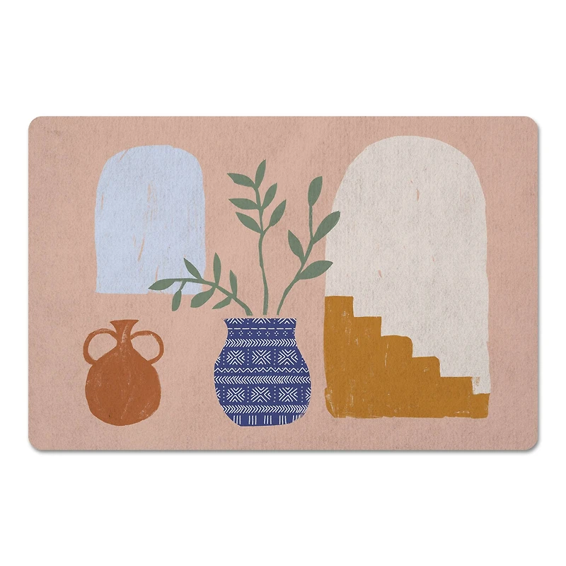 Simple Mod Still Life 27" x 18" Floor Mat