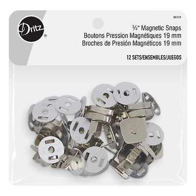 Dritz® Silver Magnetic Snaps, 3/4"