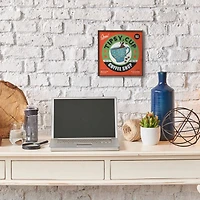 Stupell Industries Coffee Shop Comic Wall Accent with Black Frame