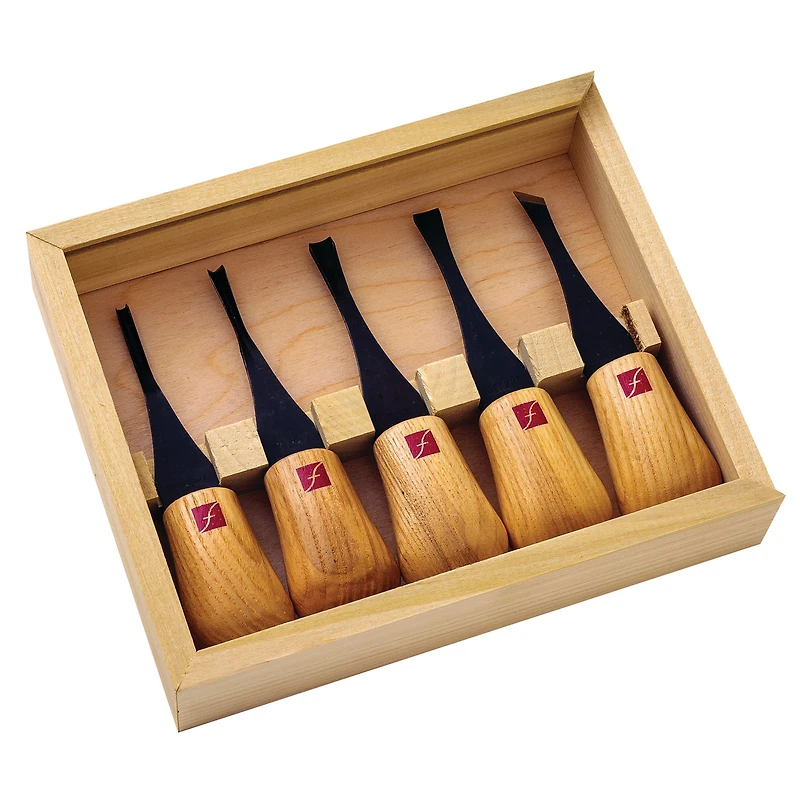 6 Pack: FlexCut® Wood Carving Palm Tool Beginners Set