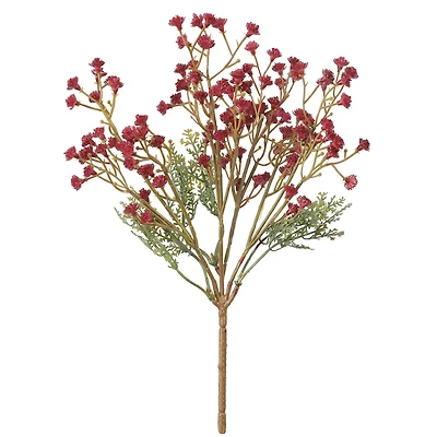 10.5" Burgundy Baby's Breath Bush by Ashland®