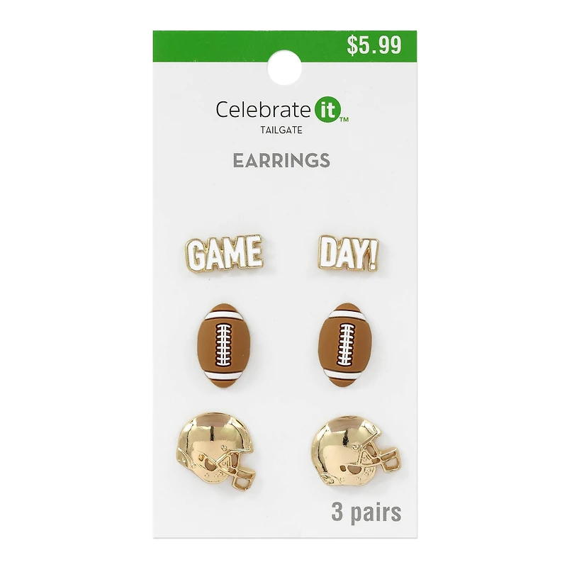 Football Helmet Earring Set by Celebrate It™