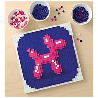 10" x 10" Balloon Dog Pixelated Brick Art Kit by Make Market®