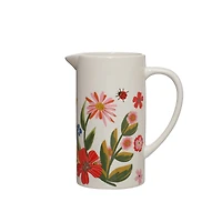 49oz. Floral Ceramic Pitcher by Ashland®