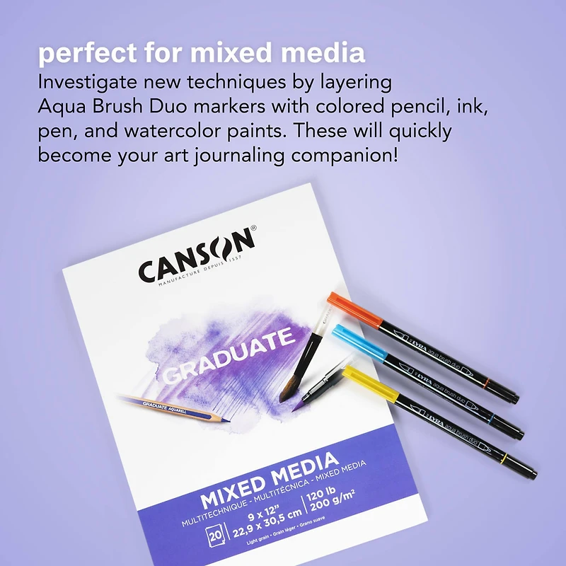 LYRA Aqua Brush Duo Marker Pen Set
