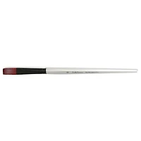 Simply Simmons Extra-Firm Synthetic Long Handle Flat Brush