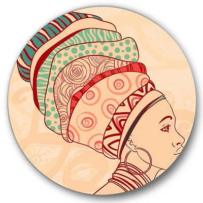 Designart - African American Woman with Turban II