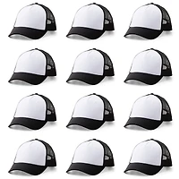 Cricut® Black/White Trucker Hat Blank, 12ct.