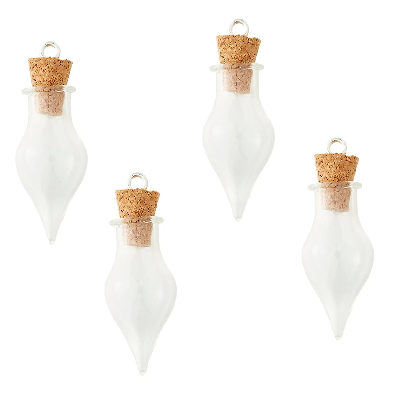 Found Objects™ Mini Clear Bottles By Bead Landing™