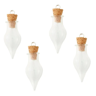 Found Objects™ Mini Clear Bottles By Bead Landing™