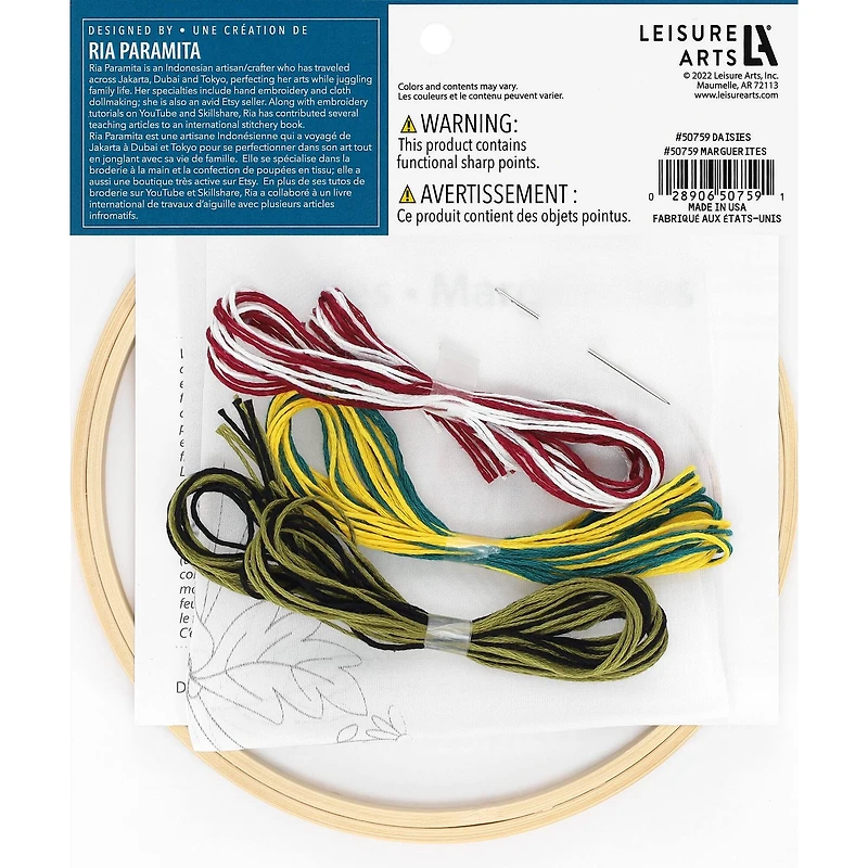 Leisure Arts® Daisies Embroidery Kit